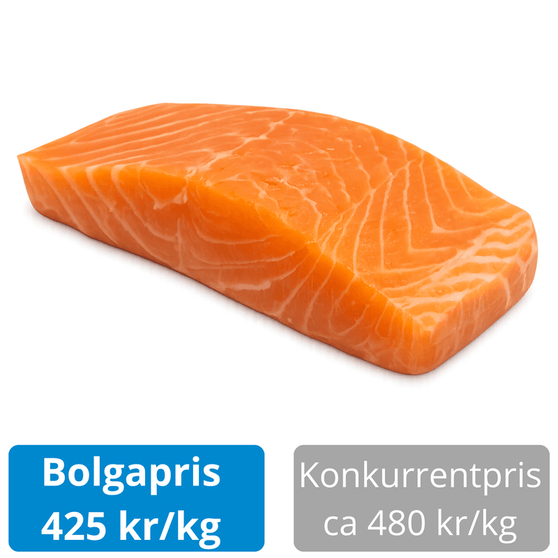Laksefilet 2,3 kg – ekstra trimmet